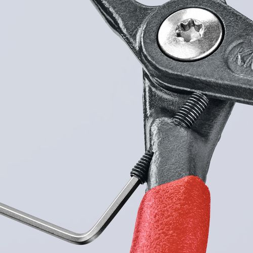 Main product image of 5-1/4" Internal Precision Circlip Pliers w/ Overexpansion Guard, 8-13 mm Bore Holes, 90-Degree Angle