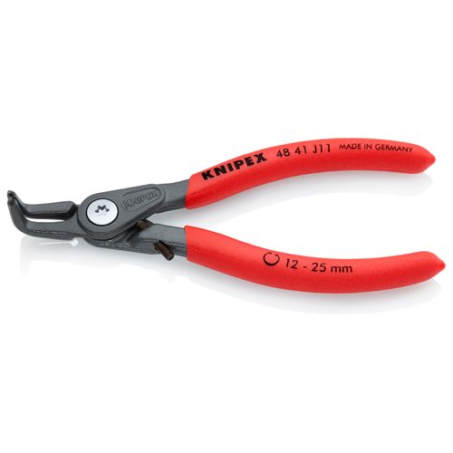 Main product image of 5-1/4" Internal Precision Circlip Pliers w/ Overexpansion Guard, 12-25 mm Bore Holes, 90-Degree Angle