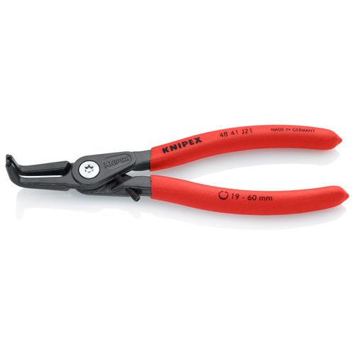 Main product image of 6-3/4" Internal Precision Circlip Pliers w/ Overexpansion Guard, 90-Degree Angle