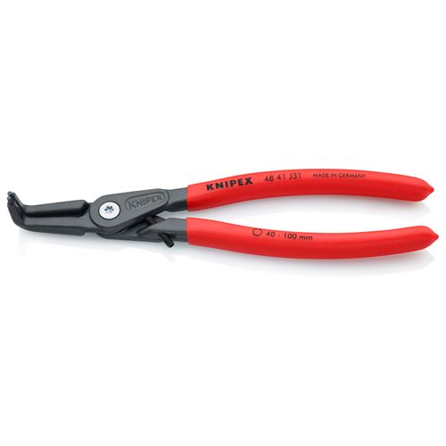 Main product image of 8-1/4" Internal Precision Circlip Pliers w/ Overexpansion Guard, 90-Degree Angle