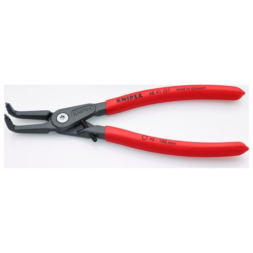 Main product image of 8-1/4" Internal Precision Circlip Pliers w/ Overexpansion Guard, 90-Degree Angle