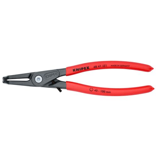 Main product image of 8-1/4" Internal Precision Circlip Pliers w/ Overexpansion Guard, 90-Degree Angle