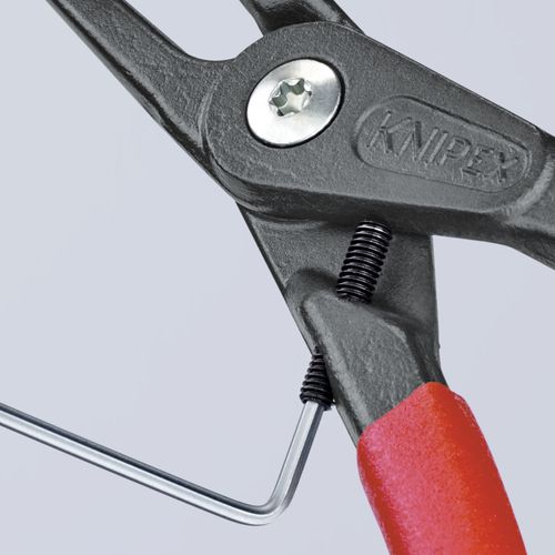 Main product image of 8-1/4" Internal Precision Circlip Pliers w/ Overexpansion Guard, 90-Degree Angle