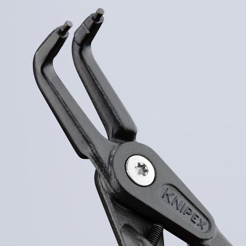 Main product image of 8-1/4" Internal Precision Circlip Pliers w/ Overexpansion Guard, 90-Degree Angle