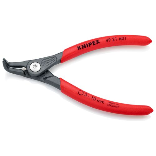 Main product image of 5-1/8" External Precision Circlip Pliers, 3-10 mm Shafts, 90-Degree Angle