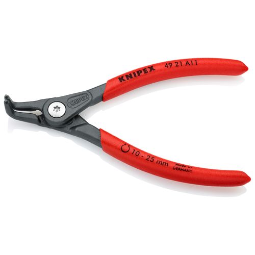 Main product image of 5-1/8" External Precision Circlip Pliers, 10-25 mm Shafts, 90-Degree Angle