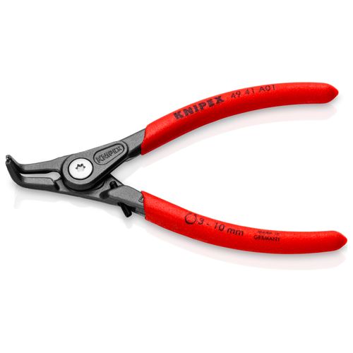 Main product image of 5-1/4" External Precision Circlip Pliers w/ Overexpansion Guard, 3-10 Shafts, 90-Degree Angle