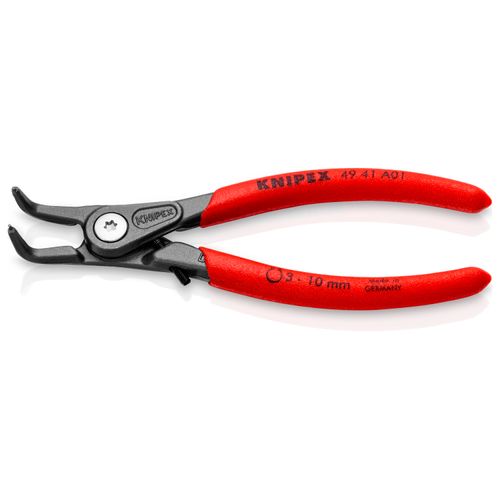 Main product image of 5-1/4" External Precision Circlip Pliers w/ Overexpansion Guard, 3-10 Shafts, 90-Degree Angle