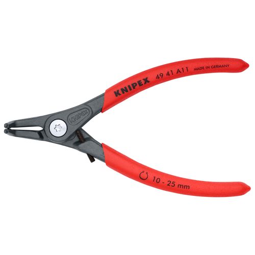 Main product image of 5-1/4" External Precision Circlip Pliers w/ Overexpansion Guard, 10-25 mm Shafts, 90-Degree Angle