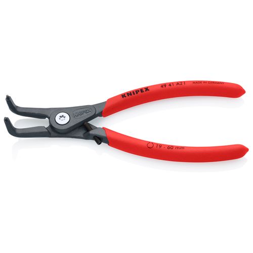 Main product image of 7" External Precision Circlip Pliers w/ Overexpansion Guard, 90-Degree Angle