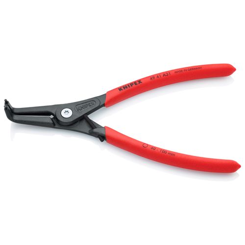 Main product image of 8-1/2" External Precision Circlip Pliers w/ Overexpansion Guard, 90-Degree Angle