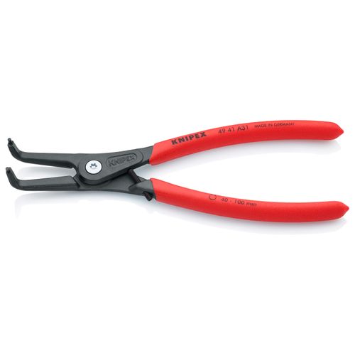 Main product image of 8-1/2" External Precision Circlip Pliers w/ Overexpansion Guard, 90-Degree Angle
