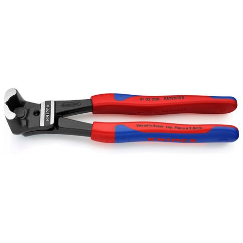 Main product image of 8" High Leverage Bolt End Cutting Nippers w/ Multi-Component Grips