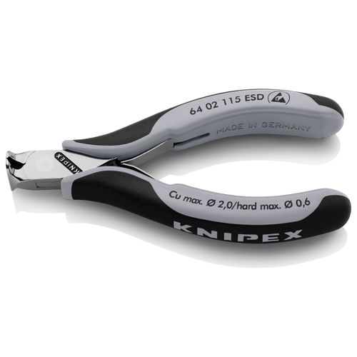 Main product image of 4-1/2" Electronics End Cutting Nippers w/ ESD Handles