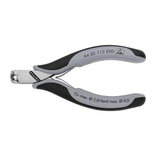 Main product image of 4-1/2" Electronics End Cutting Nippers w/ ESD Handles
