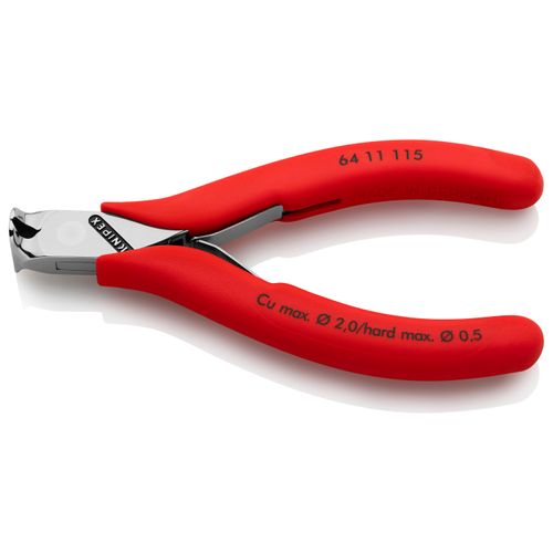 Main product image of 4-1/2" Electronics End Cutting Nippers, No Bevel