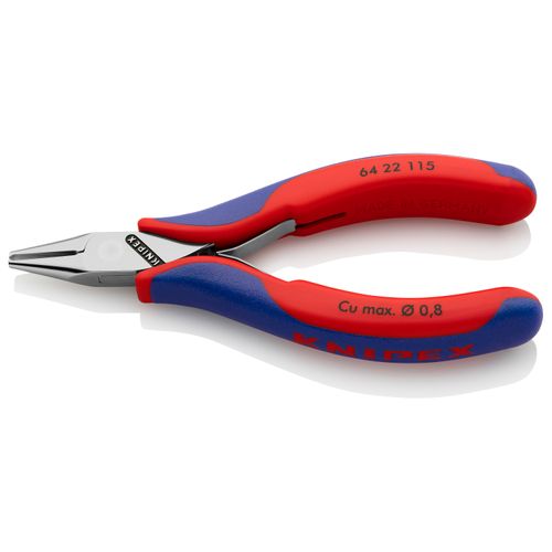 Main product image of 4-1/2" Electronics End Cutting Nippers w/ Multi-Component Grips, 0.8 mm Hard Max