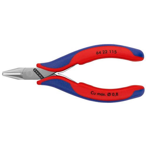 Main product image of 4-1/2" Electronics End Cutting Nippers w/ Multi-Component Grips, 0.8 mm Hard Max