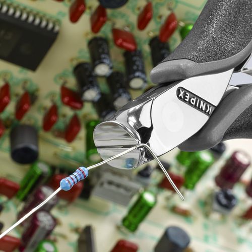 Main product image of 4-3/4" Electronics End Cutting Nippers w/ ESD Handles