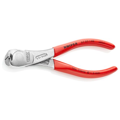 Main product image of 5-1/2" Chrome High Leverage End Cutting Nippers