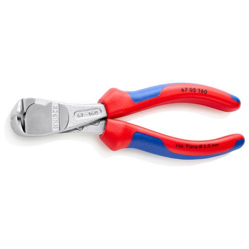 Main product image of 6-1/4" High Leverage End Cutting Nippers w/ Multi-Component Grips
