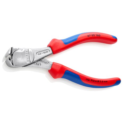 Main product image of 6-1/4" High Leverage End Cutting Nippers w/ Multi-Component Grips