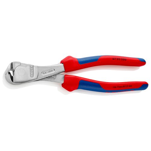 Main product image of 8" High Leverage End Cutting Nippers w/ Multi-Component Grips