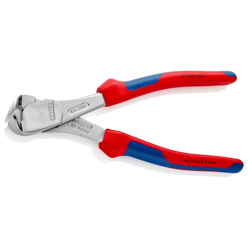 Main product image of 8" High Leverage End Cutting Nippers w/ Multi-Component Grips