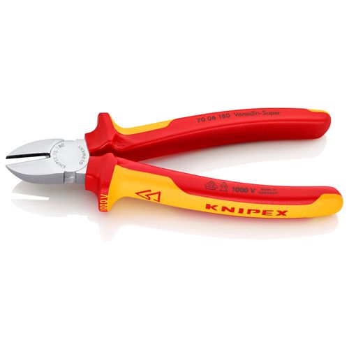Main product image of 7-1/4" Insulated Diagonal Cutters w/ Multi-Component Grips