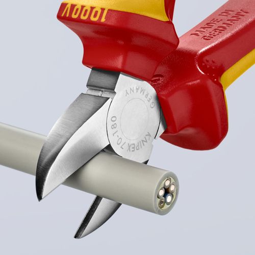 Main product image of 7-1/4" Insulated Diagonal Cutters w/ Multi-Component Grips