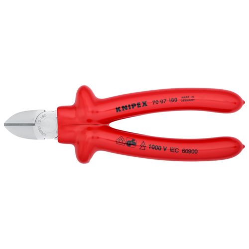Main product image of 7-1/4" Insulated Diagonal Cutters