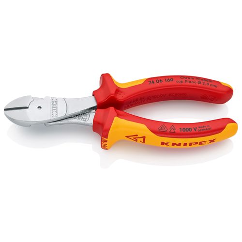 Main product image of 6-1/4" Insulated High Leverage Diagonal Cutters