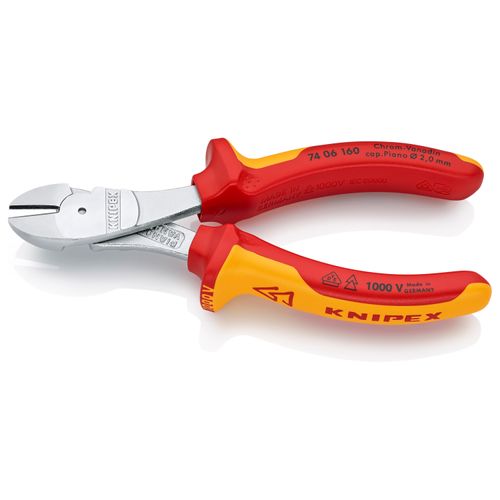 Main product image of 6-1/4" Insulated High Leverage Diagonal Cutters