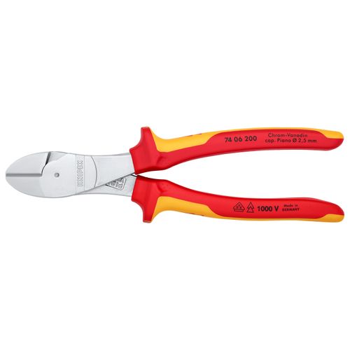 Main product image of 8" Insulated High Leverage Diagonal Cutters