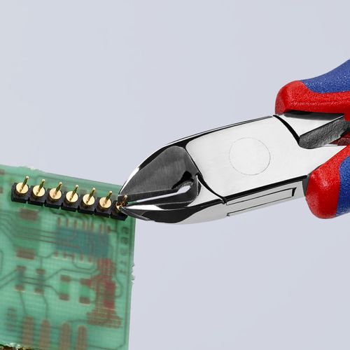 Main product image of 4-1/2" Electronics Diagonal Cutters w/ Carbide Edges and Multi-Component Grips