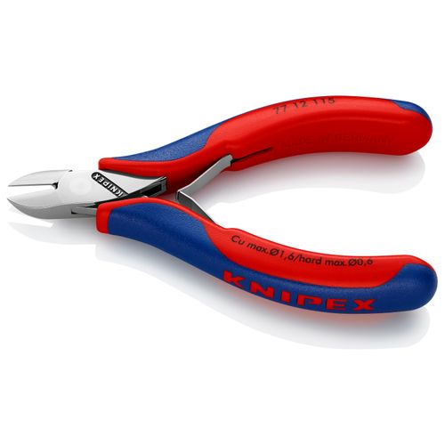 Main product image of 4-1/2" Electronics Diagonal Cutters, Round Head, Multi-Component Grips