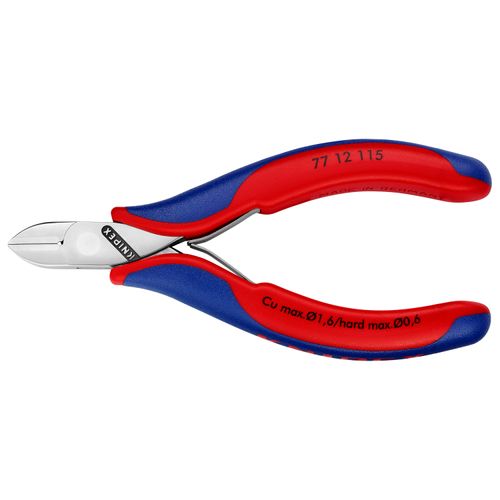 Main product image of 4-1/2" Electronics Diagonal Cutters, Round Head, Multi-Component Grips