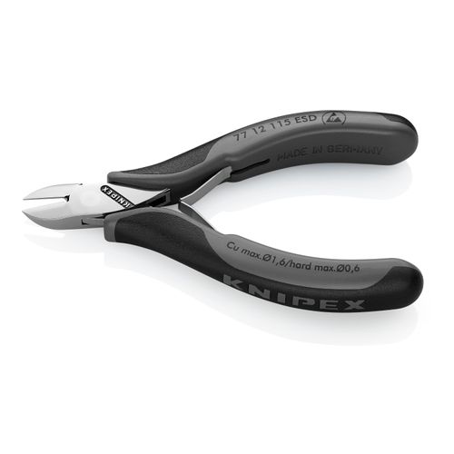 Main product image of 4-1/2" Electronics Diagonal Cutters, Round Head, ESD Handles