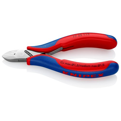 Main product image of 4-1/2" Electronics Diagonal Cutters, Round Head w/out Bevel