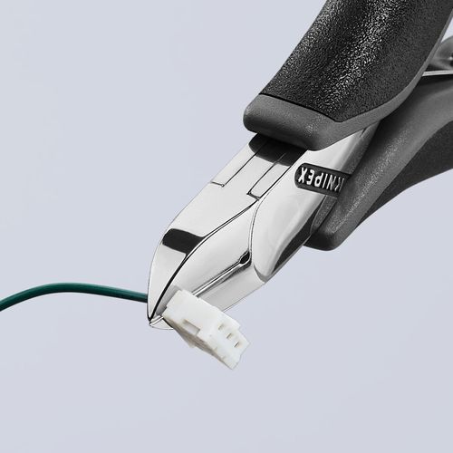 Main product image of 4-1/2" Electronics Diagonal Cutters, Round Head w/out Bevel, ESD Handles