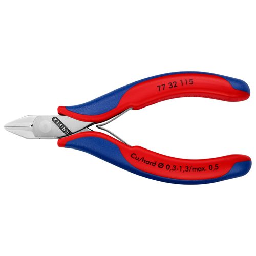 Main product image of 4-1/2" Electronics Diagonal Cutters, Pointed Head, w/ Multi-Component Grips