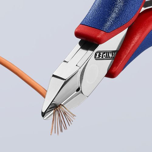 Main product image of 4-1/2" Electronics Diagonal Cutters, Pointed Head, w/ Multi-Component Grips