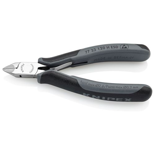 Main product image of 4-3/4" Heavy-Duty Electronics Diagonal Cutters w/ Carbide Edges and ESD Handles