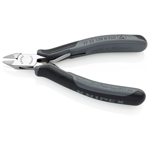 Main product image of 4-3/4" Heavy-Duty Electronics Diagonal Cutters w/ Carbide Edges and ESD Handles
