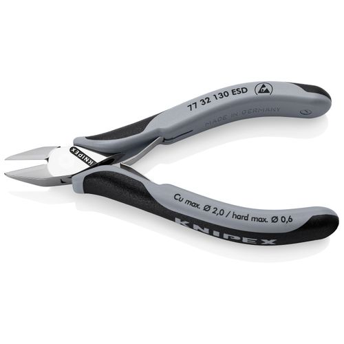 Main product image of 5-1/4" Electronics Diagonal Cutters, Pointed Head, ESD Handles