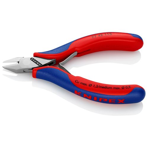 Main product image of 4-1/2" Electronics Diagonal Cutters, Pointed Head, Multi-Component Grips