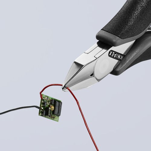 Main product image of 4-1/2" Electronics Diagonal Cutters, Pointed Head, ESD Handles