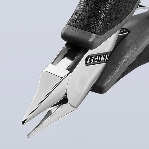 Main product image of 4-1/2" Electronics Diagonal Cutters, Pointed Flat Head, ESD Handles
