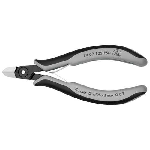 Main product image of 5" Precision Electronics Diagonal Cutters w/ ESD Handles