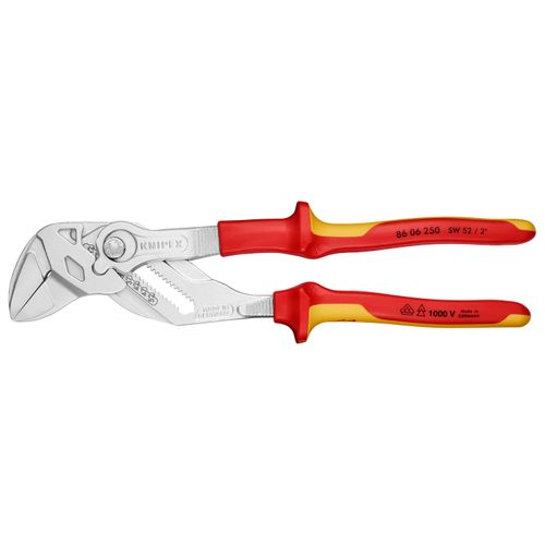 Main product image of 10" Insulated Pliers Wrench w/ Multi-Component Grips